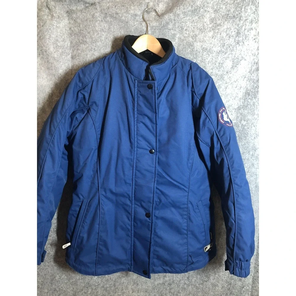 CDI International Storm Jacket Womens M Blue Choko Fleece Lined Waterproof Ski